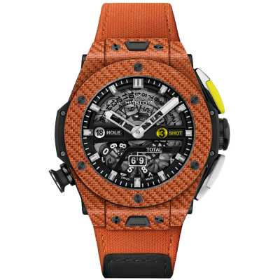 Hublot Big Bang Golf 416.YO.1120.VR Orange Carbon Golf Innovation Excellent Condition
