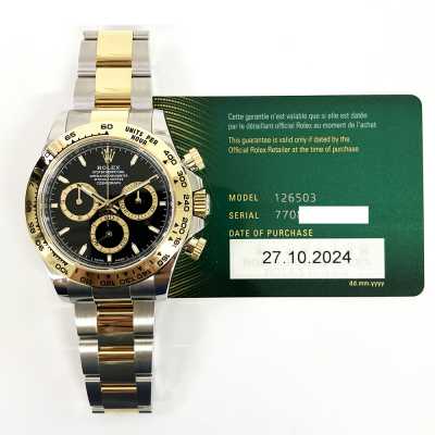 Rolex Daytona Steel and Yellow Gold Ref. 126503