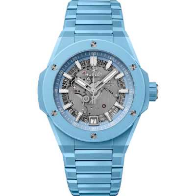 Hublot Big Bang 456.EX.5120.EX Ceramic Sky Blue Integrated Watch New