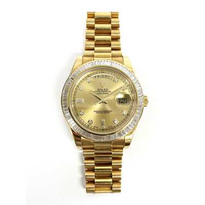 Day-Date II 41mm Diamond Bezel Yellow Gold