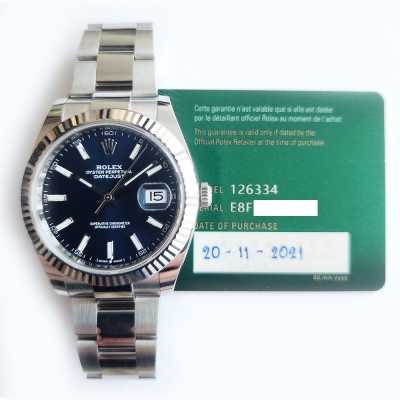 Datejust 41mm Steel and White Gold