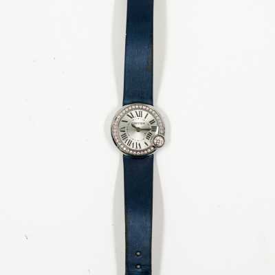 Cartier W4BL0002 Steel Diamond Bezel Silver Roman Excellence Excellent Condition