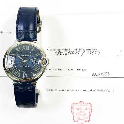 Cartier Ballon Bleu WSBB0025 Steel Luxury Craftsmanship Preowned