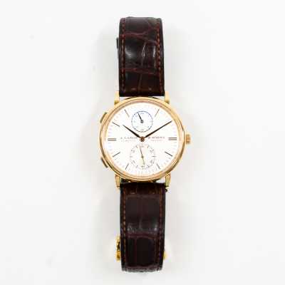 A. Lange & Söhne Saxonia 386.032 Rose Gold Precious Metal Excellent Condition