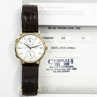 A. Lange & Söhne Saxonia 386.032 Rose Gold Precious Metal Excellent Condition