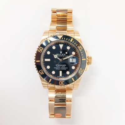 Submariner Date 40mm Black Ceramic Bezel Yellow Gold