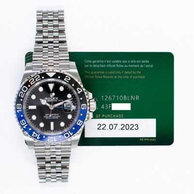 Rolex 126710BLNR Batman Blue Black Bezel Jubilee