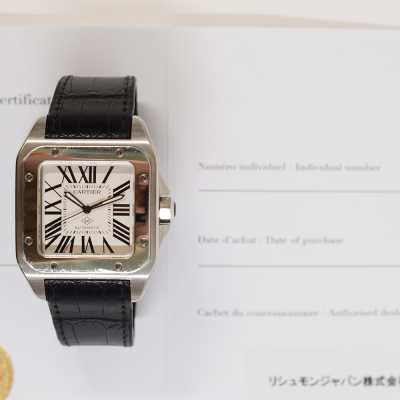 Cartier Santos de Cartier WSSA0007 35.1mm steel silver Roman Calibre 1847 MC preowned