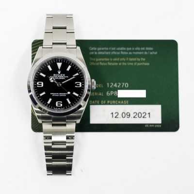 Rolex Explorer 124270 Steel Professional Explorer Mint Condition