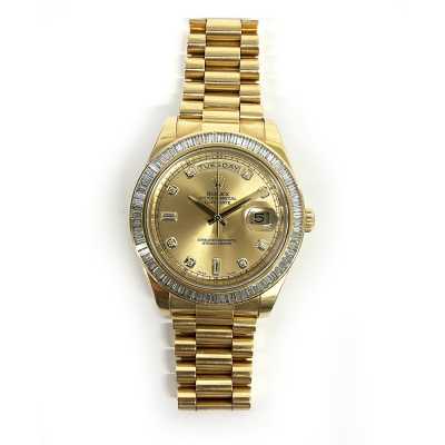 Day-Date II 41mm Diamond Bezel Yellow Gold