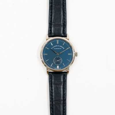 A. Lange & Söhne Saxonia 219.028 White Gold Manual Winding Excellent Condition