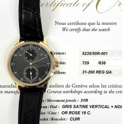 Annual Calendar Regulator Style Display 40mm Rose Gold