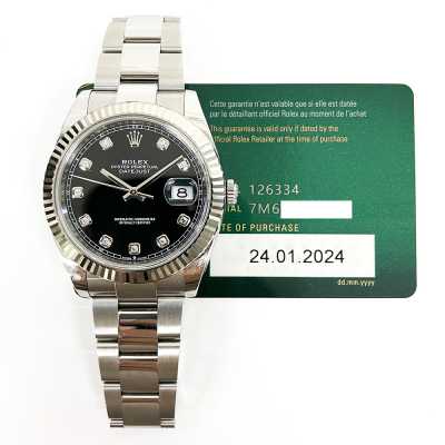 Rolex Datejust 41mm Steel and White Gold Ref. 126334