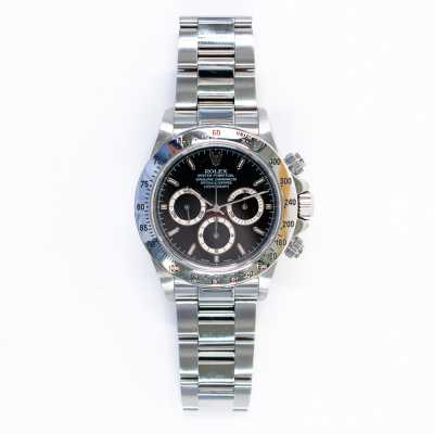 Rolex 16520 Zenith Movement Steel Black Dial