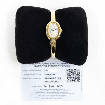 Cartier Baignoire WGBA0045 Yellow Gold Mini Oval Parisian Elegance Excellent Condition