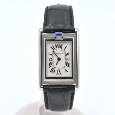 Cartier Tank Basculante W1014558 Steel Parisian Innovation Excellent Condition