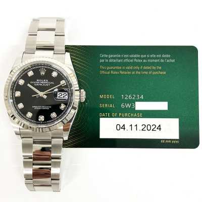 Datejust 36m Steel and White Gold