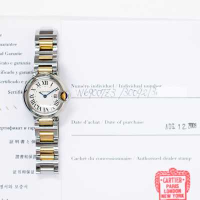 Cartier Ballon Bleu W69007Z3 Two-Tone French Enhancement Preowned