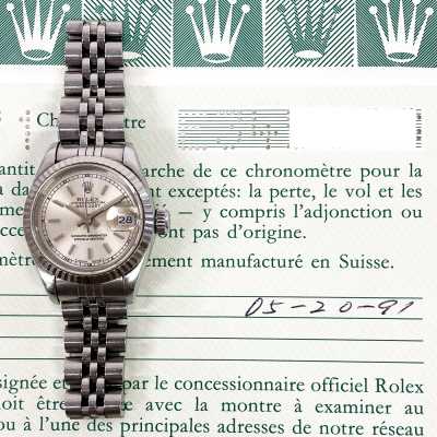 Rolex Datejust 26mm Steel and White Gold Ref. 69174