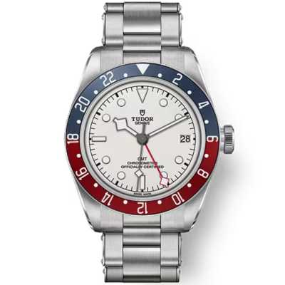 Tudor Black Bay GMT M79830RB-0010 41mm steel white dial Pepsi red blue bezel GMT new