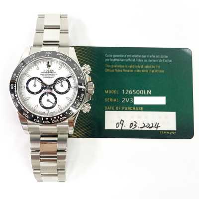 Rolex Daytona Steel Ceramic Bezel Ref. 126500LN
