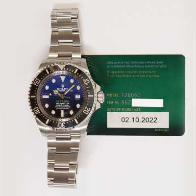 Rolex Deepsea 126660 44mm steel D-Blue dial 3900m Calibre 3235 preowned