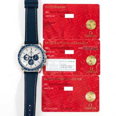 Omega Speedmaster 310.32.42.50.02.001 Steel Commemorative Design Excellent Condition