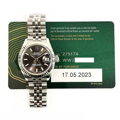 Rolex Datejust 28mm Steel and White Gold Ref. 279174