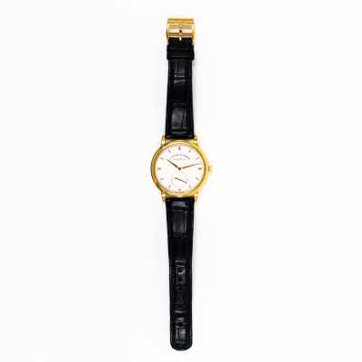 A. Lange & Söhne 307.032 rose gold featuring Glashütte craftsmanship and three-quarter plate pre-owned luxury