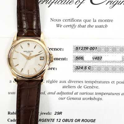 Calatrava 37mm Rose Gold Self Winding
