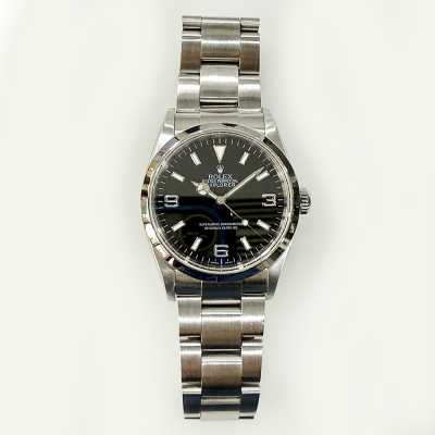 Rolex Explorer reference 114270 Oystersteel 36mm black dial five-digit Calibre 3130 preowned