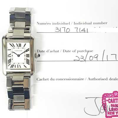 Cartier Tank Solo Small 31mm steel watch W5200013 