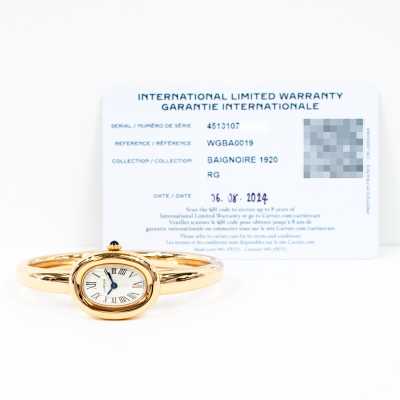 Cartier WGBA0019 Mini Rose Gold Silver Roman