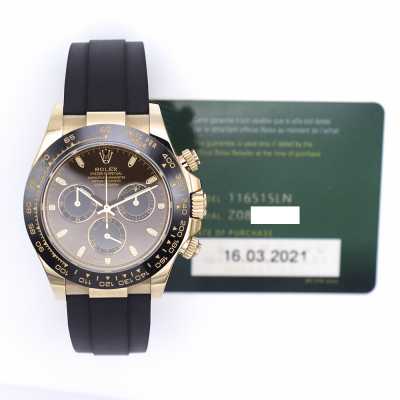 Rolex Daytona 116515LN Rose Gold Racing Heritage Excellent Condition