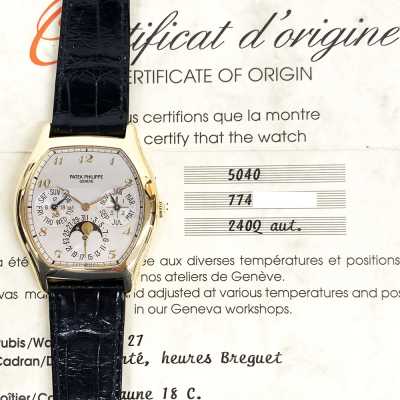 Perpetual Calendar Moon Phases Yellow Gold Self Winding