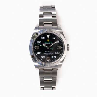 Rolex Air-King reference 116900 Oystersteel 40mm black dial aviation heritage professional preowned