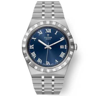 Tudor Royal M28500-0005 Steel Blue Roman Watch New