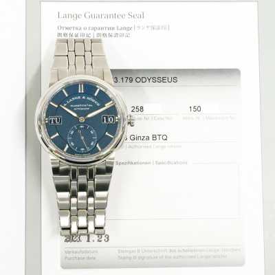 A. Lange & Söhne 363.179 Steel Blue Saxony Heritage Mint Condition