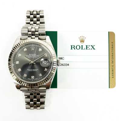 Rolex Datejust 41mm Steel and White Gold Ref. 126334 