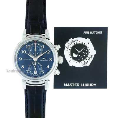 Da Vinci Chronograph Blue Arabic Dial Stainless Steel