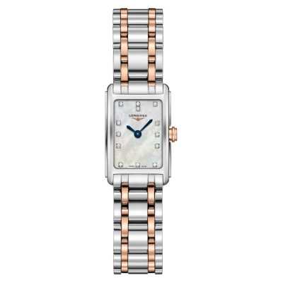 DolceVita Mother of Pearl Diamond Dial Stainless Steel and Rose Gold 