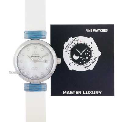 De Ville Ladymatic Mother of Pearl Diamond Dial Stainless Steel