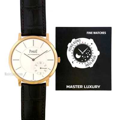 Altiplano Automatic Silver Dial Rose Gold
