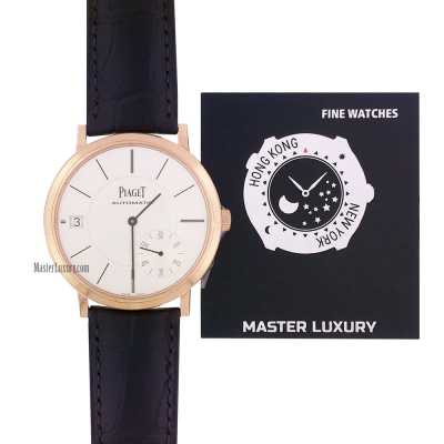 Altiplano Silver Dial Rose Gold