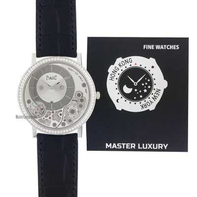 Altiplano 900P Manual Grey Dial White Gold