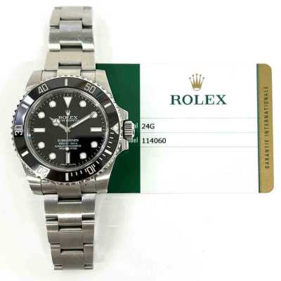 Submariner 40mm Black Dial Black Ceramic Bezel Stainless Steel