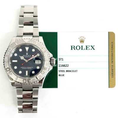 Yacht-Master 40mm Automatic Blue Dial Stainless Steel and Platinum