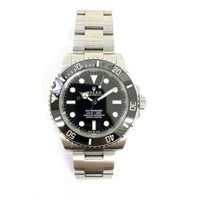 Submariner no-date 41mm Black Dial Black Ceramic Bezel Stainless Steel