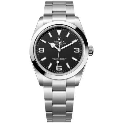 Explorer 40mm Black Dial Domed Bezel Stainless Steel