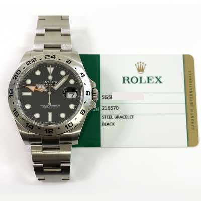 Explorer II 42mm Black Dial Stainless Steel